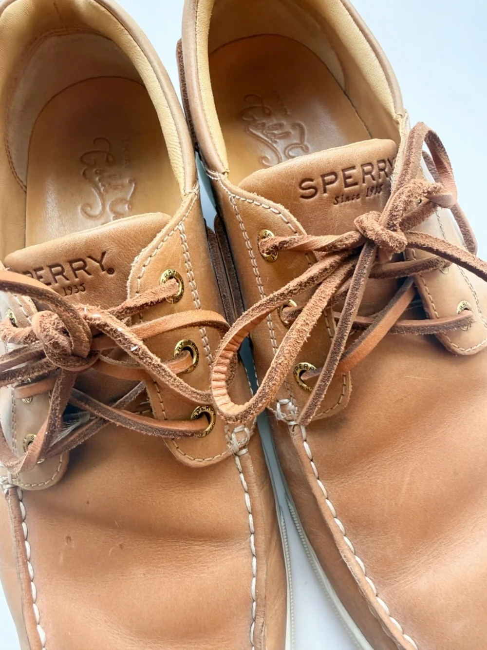 Sperry Shoes Leather Brown 